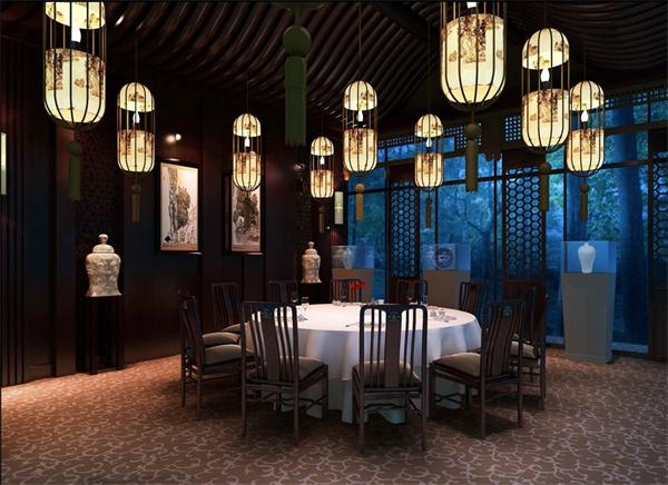 星級酒店餐廳包廂新中式吊燈定制效果圖 燈具廠家直供價格