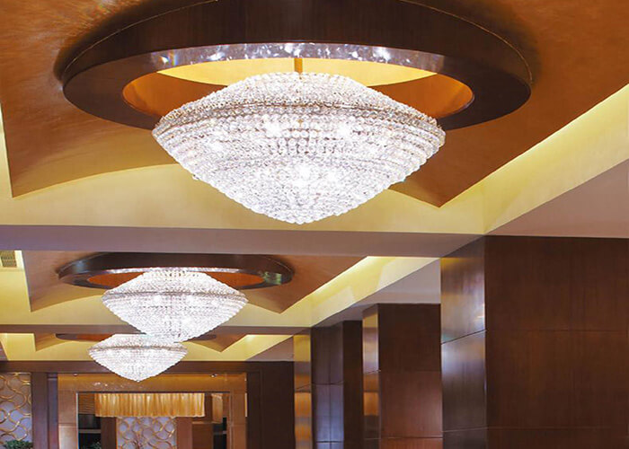 酒店云石吊燈，源頭星級酒店燈具供應商直供